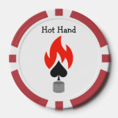 Vlammende spade en chips (Voorkant)