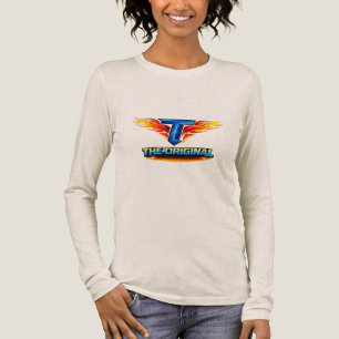 Vlammende T De Originele Vuur Grafische Bella+Canv Tri-Blend Shirt