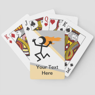 vlammenhoofd-stickman pokerkaarten