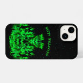 Vlammonster in de Starlight Sky iPhone Hoesje (Achterkant horizontaal)