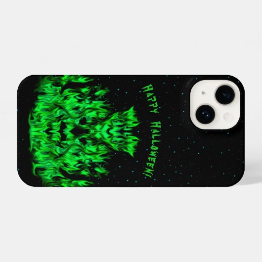 Vlammonster in de Starlight Sky iPhone Hoesje (Achterkant horizontaal)