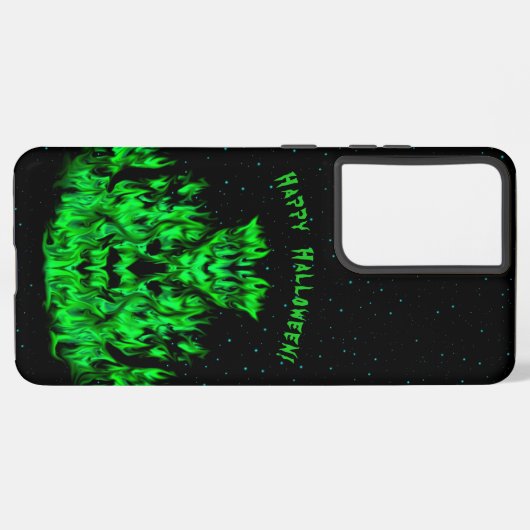 Vlammonster in de Starlight Sky Samsung Galaxy Hoesje (Achterkant horizontaal)