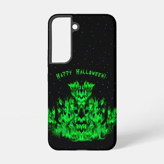 Vlammonster in de Starlight Sky Samsung Galaxy Hoesje (Achterkant)