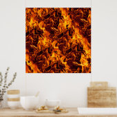 Vlampatroon Poster (Keuken)