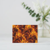 Vlampatroon Visitekaartje (Staand voorkant)