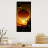 Vlamrivieren - Planet Epsilon Zeta 2 Poster (Keuken)