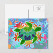 vlamschildpad-Briefkaart Briefkaart (Voorkant / Achterkant)