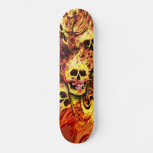 Vlamskulls Skateboard (Voorkant)