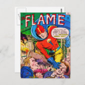 Vlamstrips Briefkaart (Voorkant / Achterkant)