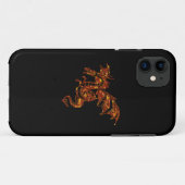 Vlamt Dragon op zwart Case-Mate iPhone Case (Achterkant (horizontaal))