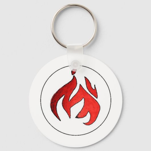 Vlamtuft van Hot Water Music Sleutelhanger (Voorkant)