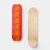 Vlamvormig skateboard (Voorkant)