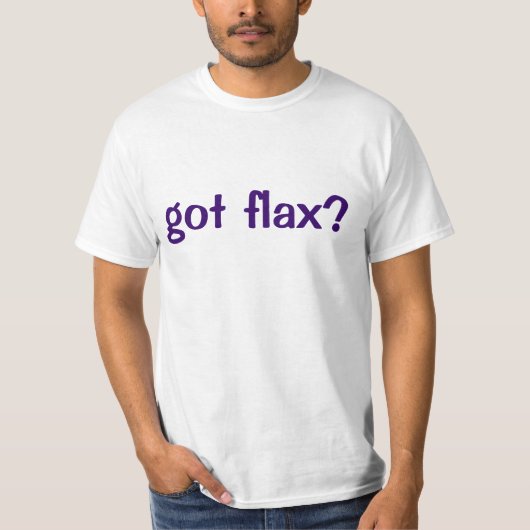 vlas t shirt (Voorkant)