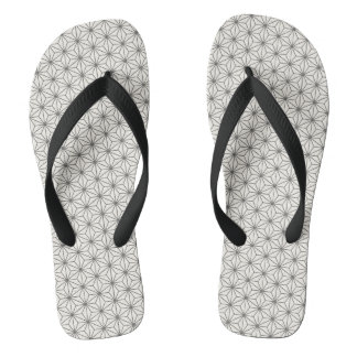 Vlasbladpatroon traditionele japanesontgin teenslippers