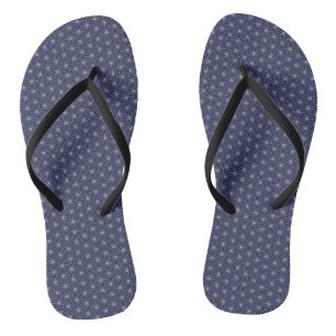 Vlasbladpatroon traditionele japanesontgin teenslippers