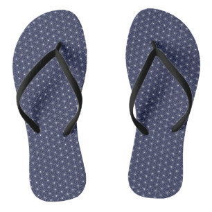 Vlasbladstreepjes met lijnpatroon traditionele jap teenslippers