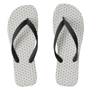 Vlasbladstreepjeslijnpatroon traditionele japans teenslippers