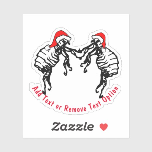 Vleas Navidad Kerstmis Sticker (Vel)