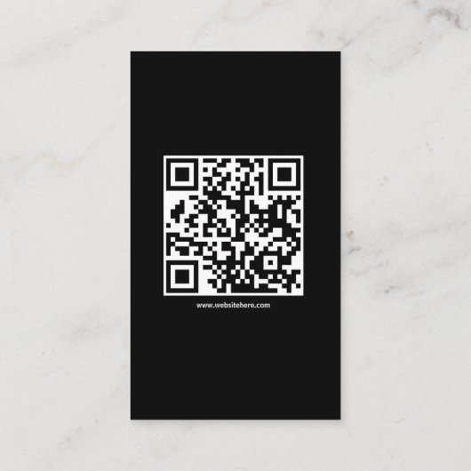 Vlechtfoto Visitekaartje (Achterkant)