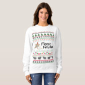 Vleece Navidad Sweater (Voorkant volledig)