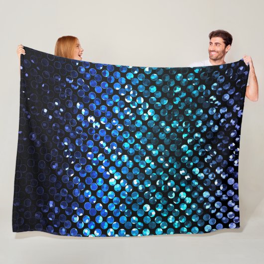 Vleekband Crystal Bling Straat Fleece Deken (In situ)