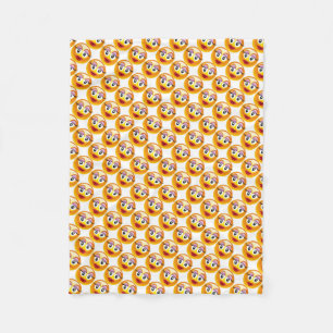 Vleekbank/motief Fleece Deken