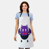 Vleermuis halloween schort (Gedragen)