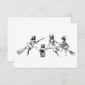 Vleermuis Heksen Kaart (Voorkant / Achterkant)