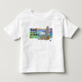 Vleermuis is geen vogel kinder shirts