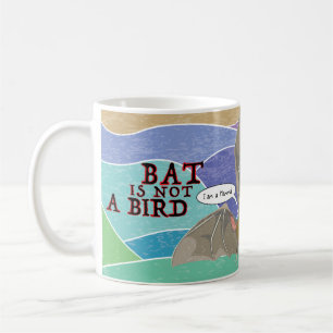 Vleermuis is geen vogel koffiemok
