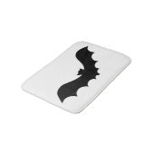Vleermuis Silhouet Badmat (Gekanteld)