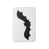Vleermuis Silhouet Badmat (Voorkant Verticaal)