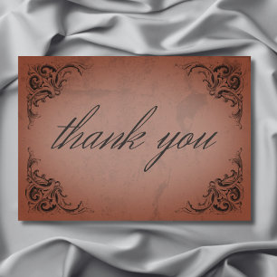  vleermuis tot de dood roest bruiloft bedankkaart