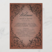 vleermuis tot de dood roest bruiloft programma (Voorkant)