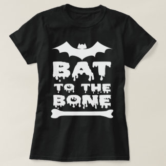 Vleermuis tot op het bot Gotisch T-shirt