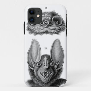 Vleermuisgezichten Kaal Ergens iPhone Hoes voor Va