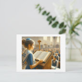 vleermuismitswa viering, briefkaart (Staand voorkant)