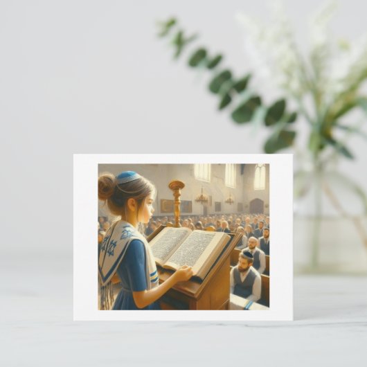 vleermuismitswa viering, briefkaart (Staand voorkant)