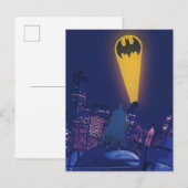 Vleermuissignaal boven Gotham Briefkaart (Voorkant / Achterkant)