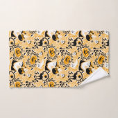 Vleermuizen en Pompoenen Halloween Bad Handdoek Se (Handdoek)