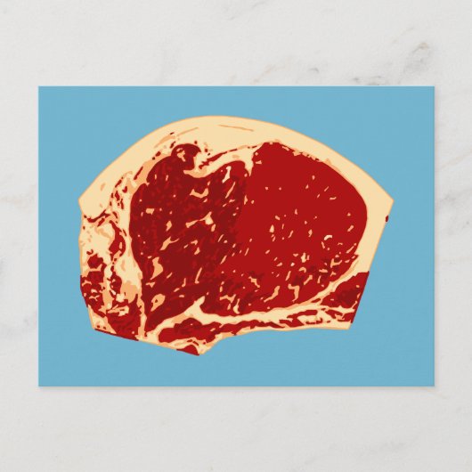 Vlees Briefkaart (Voorkant)