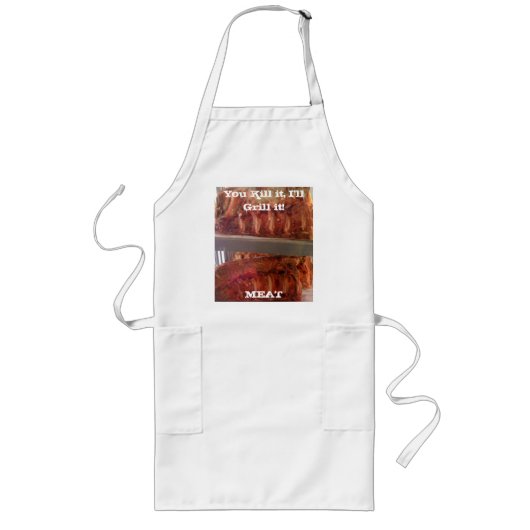 Vlees Eater Apron Lang Schort (Voorkant)