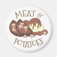Vlees en aardappelen paddenstoel Gravy Diner Meatl