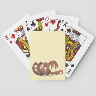 Vlees en aardappelen Vleespaddenstoelen Speelkaarten