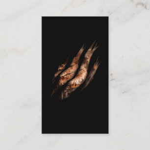 Vlees en brander BBQ Lover Grillmaster Visitekaartje