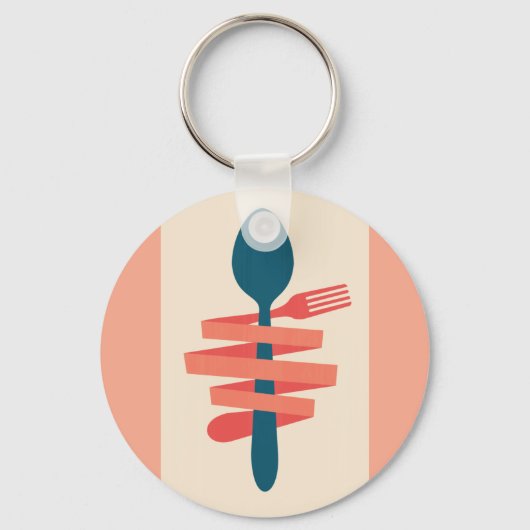 Vlees en spek sleutelhanger (Achterkant)