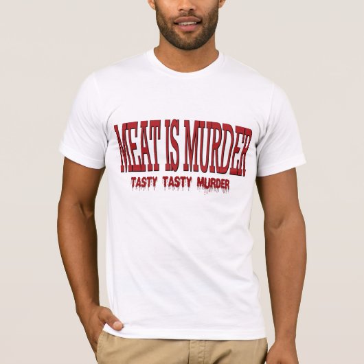 VLEES IS MURDER... T-SHIRT (Voorkant)