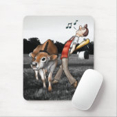 VLEES! Mousepad - fijne kunstafdrukken Muismat (Met muis)