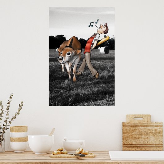 VLEES! Poster afdrukken (Keuken)