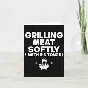 Vlees zachtjes grillen met zijn tang BBQ Kaart